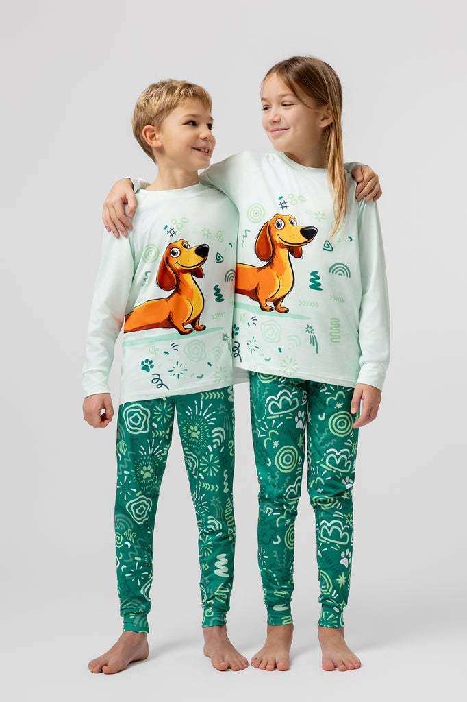 lelosi παιδική πιτζάμα wooffy 0