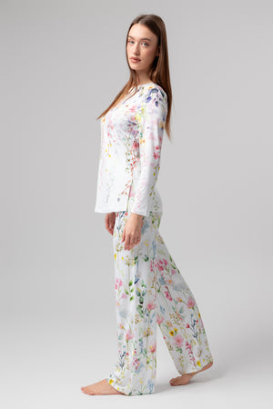 lelosi χαλαρές πιτζάμες floret 1