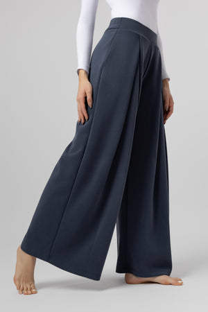 lelosi παντελόνι chicline relaxed azurea 1